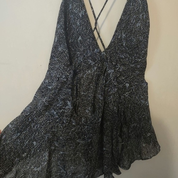 Zara Black and White Patterned Top - Picture 6 of 6